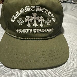 Chrome Hearts Olive Green Cap